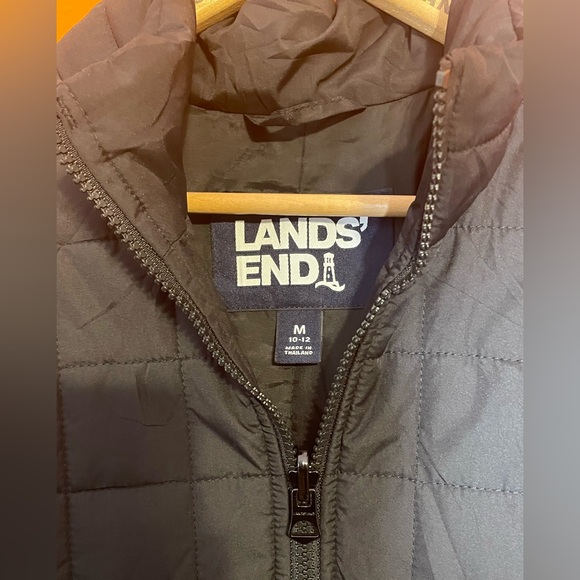 Lands End 3 in 1 Parka-Sz M-Black - Picture 10 of 12